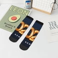 thumbnail image 7 of Fuzoiu 2025 Happy New Year 6 Print Adult Socks, Crew Moisture-wicking Socks, Unisex Cushion Crew Socks,Casual Sports Ankle Socks, 7 of 7