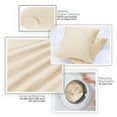 thumbnail image 4 of Nestl Velvet Throw Pillow Covers Solid Square Soft Decorative Pillow Cover for Sofa, 16" x 16", Beige, Pack of 2, 4 of 8