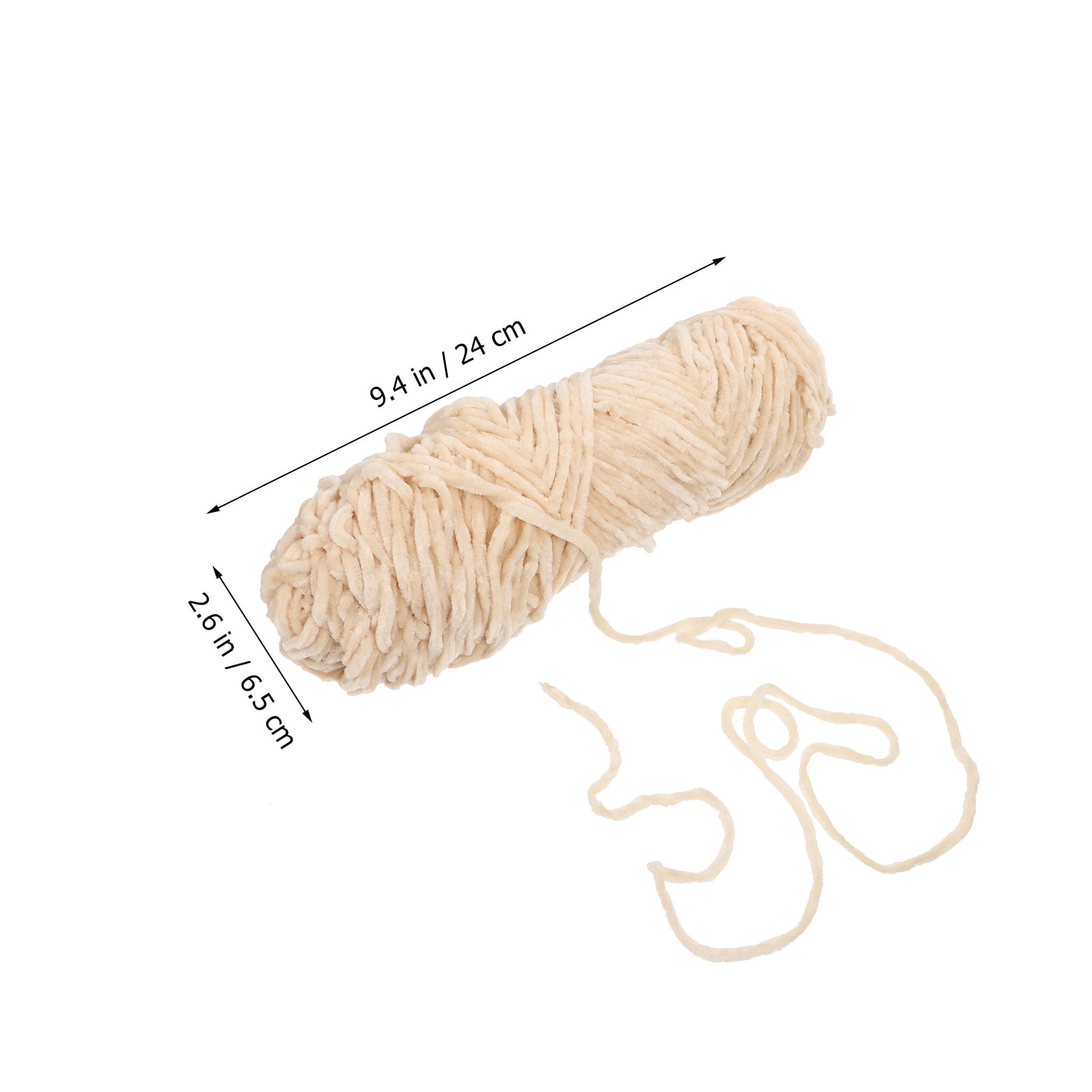 jojofuny 4Pcs Chenille Wool Yarn Bulky Yarn for Arm Knitting Warmth Knitting Handicraft