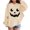 Khaki, variant on Girls Oversized Hoodies Halloween Pumpkin Graphic Hooded Sweatshirts Teen Kids Cute Funny Pullover Tops Cotton Casual Fashion Sweater