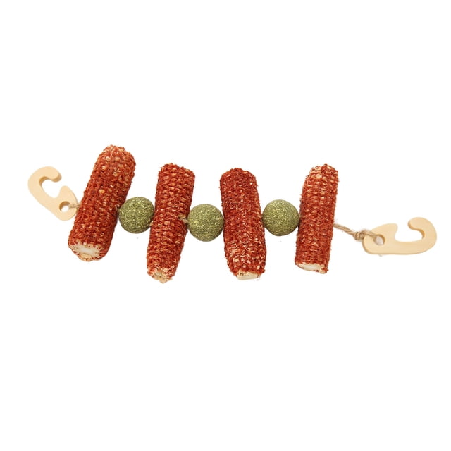Juguetes Para Masticar Colgantes De Conejo, Material Vegetal, Juguetes Seguros Para Masticar Conejos, Resistentes A Mordeduras, 2 Ganchos Para Conejos