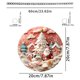 thumbnail image 3 of Fiudx Liquidación de ofertas flash Colgantes de disco acrílico de muñeco de nieve navideño Colgantes de árbol de Navidad Colgantes de decoración de pared, 3 of 4