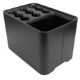 thumbnail image 5 of OFFIGAM Black Wall-Mounted Umbrella Storage Holder for Home, Space-Saving Decorative Organizer Rack, 5 of 8