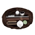 thumbnail image 7 of Wrangler Suede Hobo Purse for Women Embossed Soft Slouchy Shoulder Bag 2Pcs Set, Coffee, 7 of 7