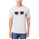 thumbnail image 1 of Camiseta gráfica Michael Kors de algodón Pima para hombre gris XXL, 1 of 1