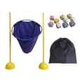 thumbnail image 3 of koolsoo Jeu de Lancer de Poire avec 10 Poireaux Jeu de Lancer de Sac de Sable Robuste Garçons Bleu, 3 of 9