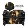 thumbnail image 2 of Fotbe Pug Wearing Sunglasses Flowers Funda Protectora para Equipaje, Antirrayones y Resistente a la Suciedad, Compatible con Maletas de 18 a 32 Pulgadas-Medium, 2 of 7