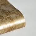 thumbnail image 6 of Tempaper Distressed Gold Leaf Metallic Gold Peel and Stick Wallpaper, 20.5" x 16.5', 6 of 8