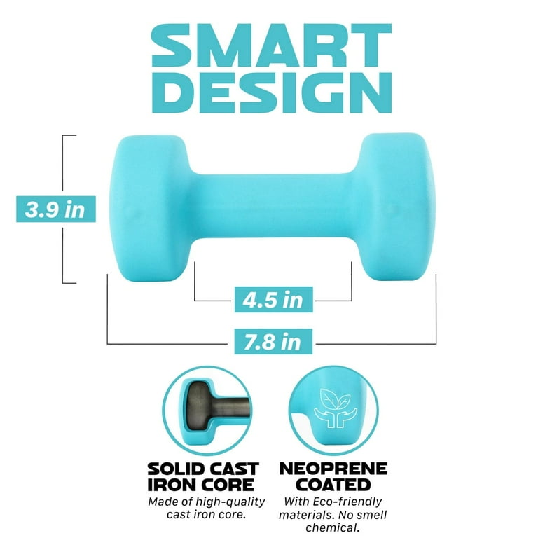 Poids du poignet et du poignet en néoprène Power System : 2 x 0,5 kg