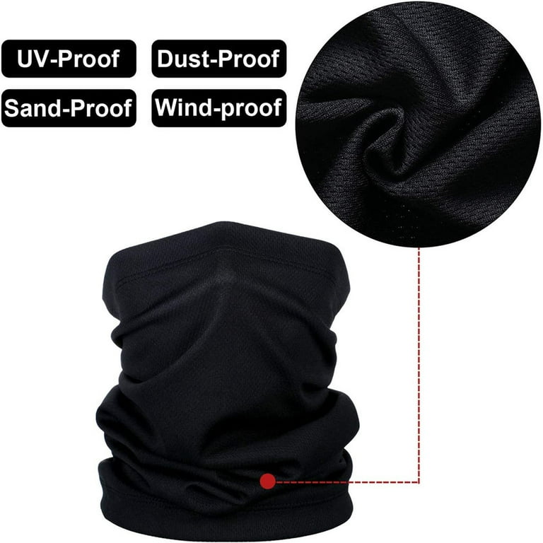 8 Pieces Summer UV Protection Bandana Neck Gaiter Breathable