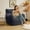 Blue, variant on Baxluxe Bean Bag Chairs for Adults Kids Comfy Reading Chair Living Room Couch Home Sofa with Armrest Bean Bag Sofa with Filler Memory Foam Fluffy Lazy Sofa