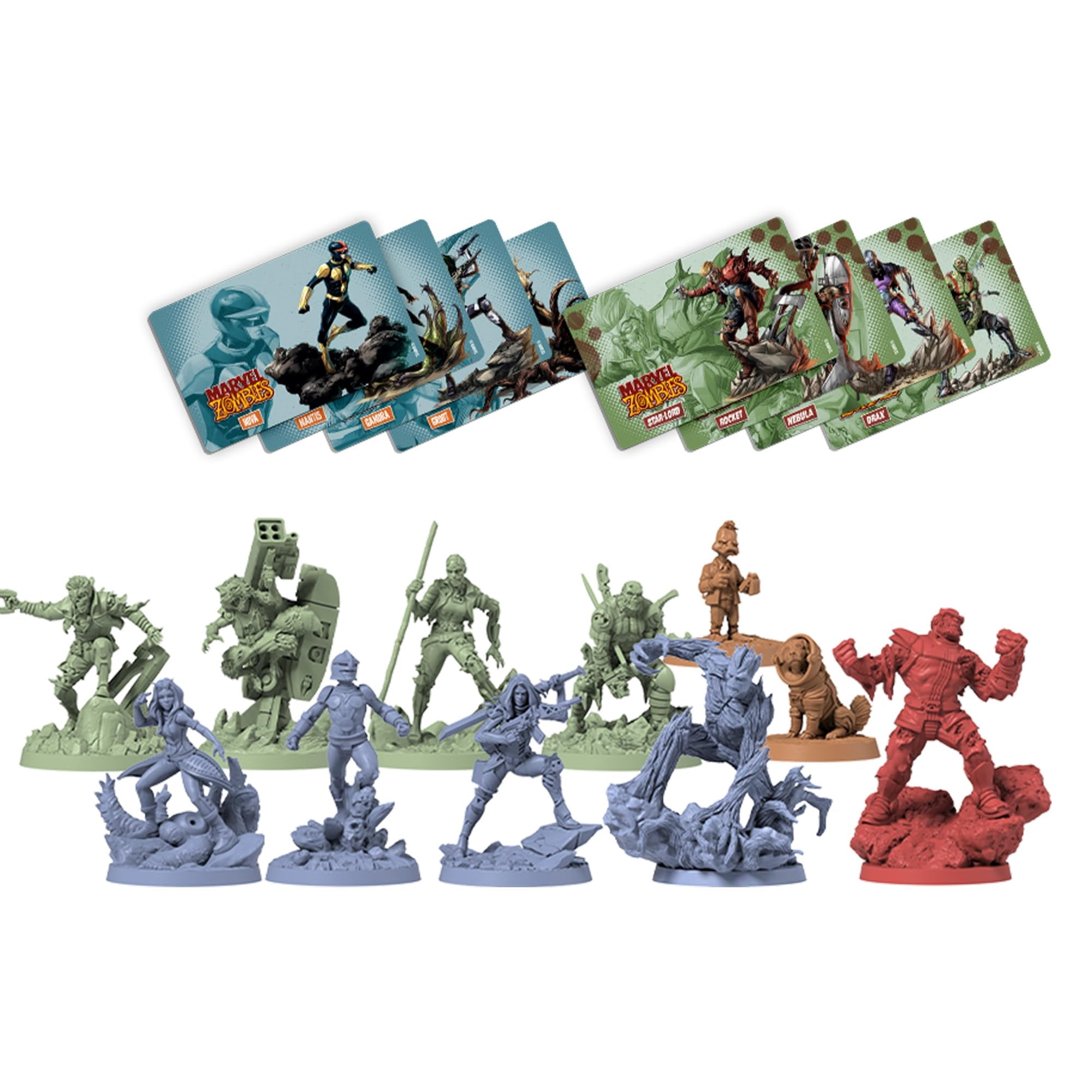 Zombicide Marvel Zombies: Guardians of The Galaxy Cooperative Strategy Game Expansion for Ages 14 and up, from Asmodee
