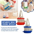 thumbnail image 5 of 2Pcs Milk Carton Pourer Drink Deflector Box Lid Box Juice Portable' 2024 U8O5, 5 of 9