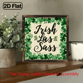 thumbnail image 5 of Square wooden board painting with wooden frame. Suitable for decorating rooms, a great gift for holidays. Exquisite printing., 5 of 9