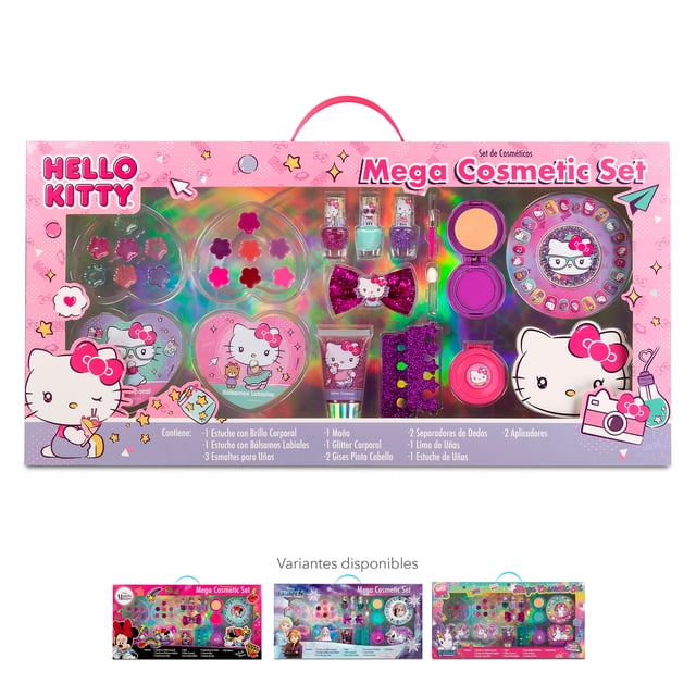 Set De Maquillaje Para Niñas Juguete Kit Belleza Cosméticos Hello Kitty Berry Hip MCS13HK