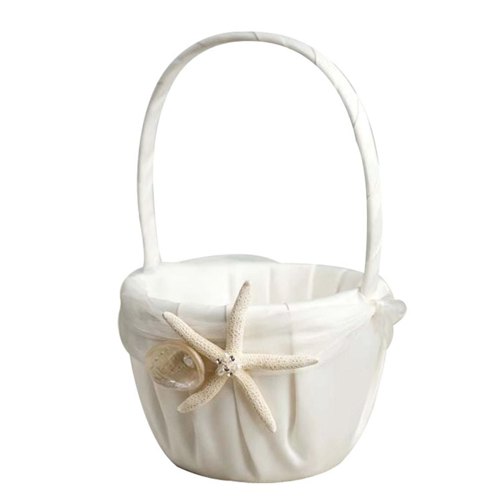 beach flower girl basket