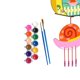 thumbnail image 5 of House Wind Paints Complete Set No es de pájaros de bricolaje para los niños de la escuela de Navidad Estilo A Zulema Casita para pájaros Windbell, 5 of 8