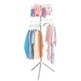 thumbnail image 1 of Storage Rack 5 Layer Foldable Indoor Clothes Socks Drying Rack Hanging Storage Hanger Tripod Shirt Laundry Hanging Floor Stand Rack Neat and Beautiful (Color : Clothespins(1Pc)), 1 of 5