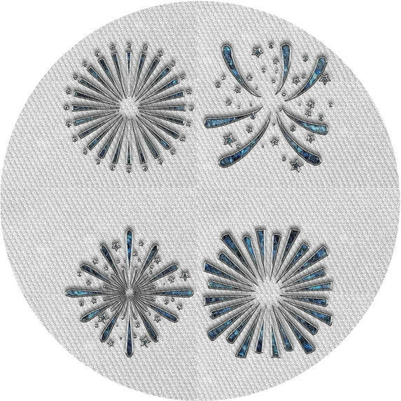 Ahgly Company Machine Washable Indoor Round Transitional White Smoke Area Rugs, 6' Round