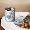 thumbnail image 3 of 12oz Coffee Tumblers Pioneer Flower Floral Print Pattern Stainless Steel Vacuum Insulated Travel Tumbler Coffee Cups Mug with Lid and Straw with Cleaning Brush for Cold & Hot Drinks, 3 of 5