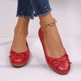thumbnail image 6 of Rexoro Women Ballet Flats Elastic Round Toe Bow Foldable Dance Shoes Comfort Casual, 6 of 7