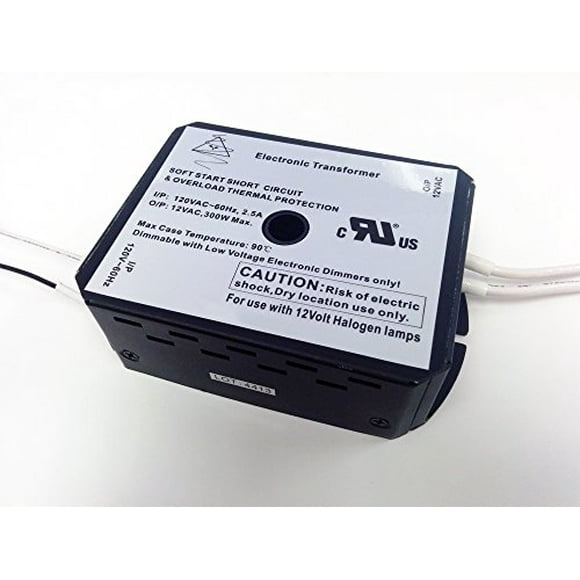 LET-301 Transformateur de Remplacement 300W 12V Unité Électronique AC (Remplacement pour GE Lightech LET-301 GELT300A12012C 66973)