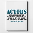 thumbnail image 1 of Actors Dream Train Study Work for Screen Time - 11" x 14" - Decorative Canvas Wall Art - White Edge - 5/8" Gallery Wrapped, 1 of 2