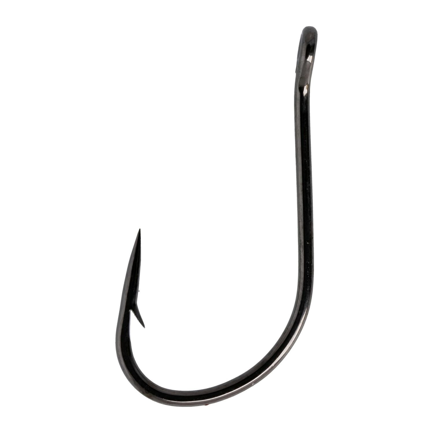 Eagle Claw QL6PGH-2 Laser Sharp Drop Shot Hook, Platinum Black finish, 10 hooks/pack, Laser Sharp Drop Shot Hook, Pl