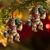 Sasquatch Christmas Ornament – Myth Meets Holiday Magic, Funny Sasquatch Holiday Decor for Christmas Tree, Unique 2026 Wildlife Wonders Collection Ornament Lovers and Collectors(C)