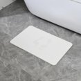 thumbnail image 4 of J&V TEXTILES Stone Bath Mat Diatomaceous Earth Shower Mat Non-Slip Super Absorbent Diatomite Stone Mats for Bathroom Floor Quick-Drying Easy to Clean 24''15'' Grey Wave Stone, 4 of 8