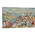 thumbnail image 1 of ARTCANVAS The Seashore 1918 Canvas Art Print by Maurice Prendergast - Size: 18" x 12" (0.75" Deep), 1 of 9