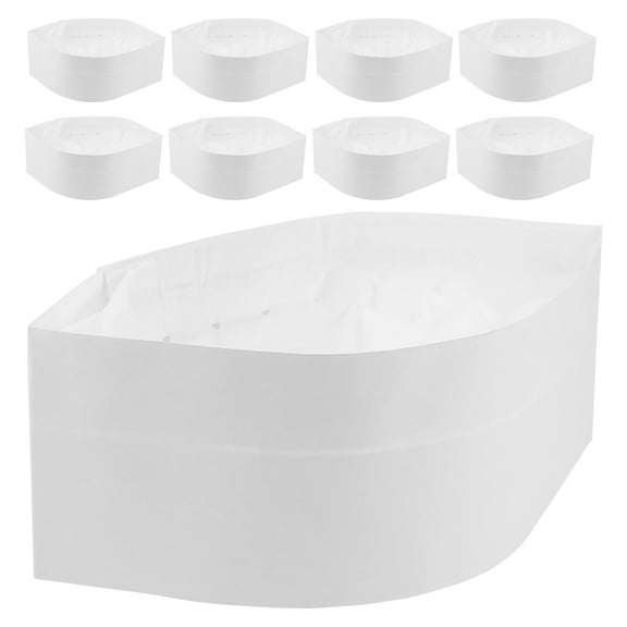 20Pcs Chef Hats Non Woven Paper Chef Cooking Hats Tall Kitchen Cook Cap Paper Chef Toques Kitchen Accessories for Home Restaurant