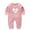 PK2, variant on Baby Long Sleeve Onesies Newborn Footless Pjs Bodysuit Jumpsuits With Button Long Sleeve Rompers Overall Newborn Pajamas Red 1 Months-3 Months