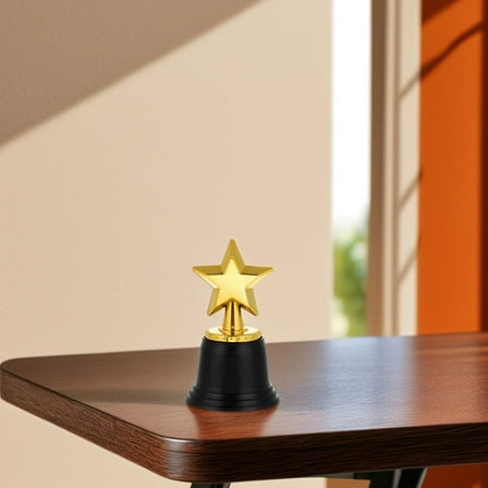 LABSERRON Award Trophies Star Shaped Plastic 2Pcs For Students