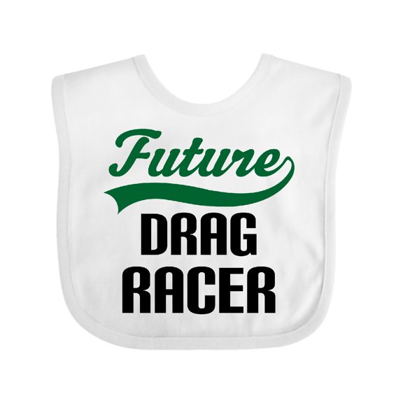 Inktastic Future Drag Racer Boys Baby Bib