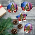 thumbnail image 5 of Flagwix Ceramic Christmas Tree Ornaments| Schnauzer Christmas Hanging Ornament With Ribbon|Christmas Gifts - Circle, 1 Pcs, 5 of 6