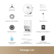 Dreame 2-in-1 Robot Vacuum and Mop, 10000Pa Suction, MopExtend, Self-Emptying Base for 75 Days of Cleaning, Self-cleaning and drying mops, Carpet Boost, DuoScrub Mopping System, L10s Ultra Gen2