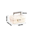 thumbnail image 3 of Large Capacity Portable Storage Box with Removable Trays - Multi-Layer Organizer for Home, Travel, and Emergency Supplies, 3 of 6