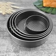 thumbnail image 3 of Carbon Steel Non Stick Leakproof Cake Baking Pans Springform Cake Pan with Removable Bottom Round Mold for Home Kitchen Bakery, 3 of 10