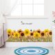 thumbnail image 1 of 2 Hojas De Pegatinas De Esquina De Pared De Girasol De Plantas Tropicales, Calcomanías De Papel Tapiz De Zócalo De Flores Amarillas De Valla De Jardín Extraíbles, Mural De Arte De, 1 of 2