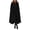 Black, variant on Hvyesh Mens Hooded Cloak Soft Velvet Cape Wraps Medieval Shawl Halloween Christmas Theme Party Custume