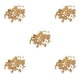 thumbnail image 1 of Kearding 100 piezas de cuentas de bola redondas con agujeros, cuentas espaciadoras de cobre pulido, suministros de joyería de Metal hechos a mano, Type2 NO2 Kearding CBP498813, 1 of 4