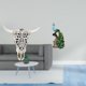 thumbnail image 2 of Escultura Tribal De Cabeza De Toro Para Colgar En La Pared Y Estatua De Pavo Real, Colección De Esculturas De Animales, Elegante Adorno De Mesa Para Dormitorio, Oficina Y Sala De Estar., 2 of 8