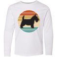 thumbnail image 3 of Inktastic Scottie Dog Vintage Scottish Terrier Long Sleeve Youth T-Shirt, 3 of 5