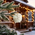 thumbnail image 6 of Christmas Cute Sheep Wool Hanging Ornament, Soft Fabric Small Pendant Accessory, Lovely Festive Decor for Xmas Tree Scene Layout Holiday Home Interior Decoration, 6 of 8