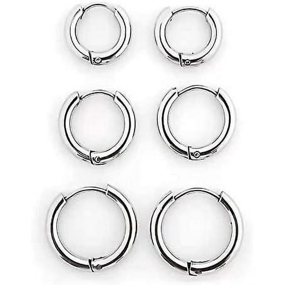 Small Hoop Earrings Set Stainless Steel Earring Hoops