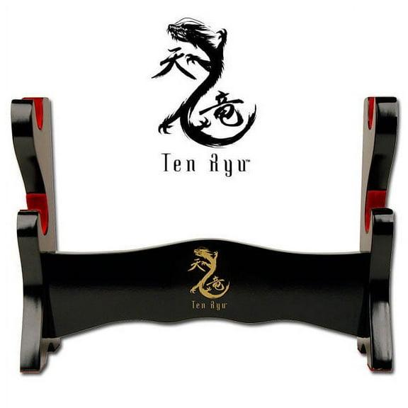 Ten Ryu Black Two Sword Stand