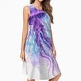 thumbnail image 2 of Watercolor Jellyfish Dress Elegant Party Dresses Evening Dresses Women Dress Sleeveless Dress Ladies Dresses, 2 of 4