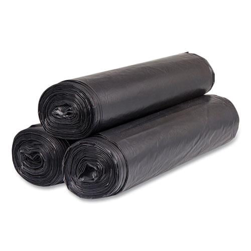Inteplast Commercial Trash Bags, 55-60 Gallon, Black, 150 Bags