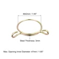 thumbnail image 2 of Unique Bargains Fuel Line Hose Clips, 5 Pack 42mm 65Mn Steel Single Wire Tubing Spring Clamps, 2 of 5